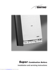 sime SUPER 102 Installation And Servicing Instruction