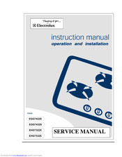 Electrolux EHG7332X Instruction Manual