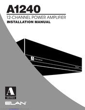Elan A1240 Installation Manual