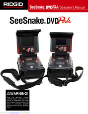 Ridgid seeSnake DVD Pak Operator's Manual