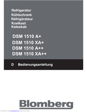 Blomberg DSM 1510 A+ Operating Instructions Manual