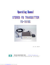 Rough and Ready YS-1010S Operating Manual