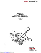 Fromm P404 Operation Manual & Spare Parts List
