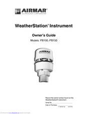 Airmar PB150 Owner's Manual