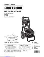 craftsman 580.752410 Operator's Manual