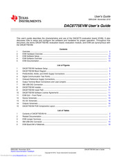 Texas Instruments DAC8775EVM User Manual