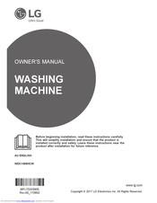 LG WDC1409HCW Owner's Manual