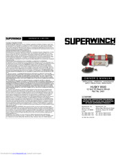 Superwinch HUSKY 8500 Owner's Manual