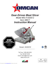 Omcan MS-IT-0330-C Instruction Manual