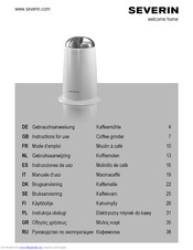 SEVERIN KM 3868 Instructions For Use