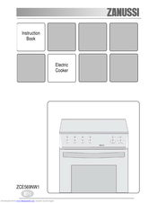 Zanussi ZCE569NW1 Instruction Book