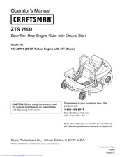 Craftsman 107.28791 Operator's Manual