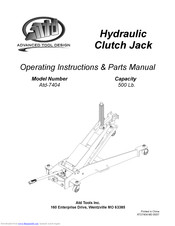 Atd Tools Atd-7404 Operating Instructions & Parts Manual