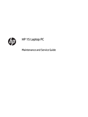 Hp 15 Maintenance And Service Manual