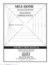 Mfj MFJ-1835H Instruction Manual