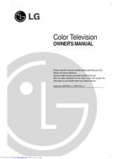 LG 29FG1RL-L1 Owner's Manual