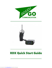 Green-Go RDX Quick Start Manual