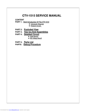 Elenberg CTV-1515 Service Manual