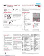 Lenovo ThinkPad Edge E440 Safety, Warranty, And Setup Manual