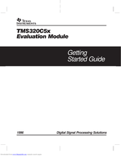 Texas Instruments TMS320C5 Series Getting Started Manual