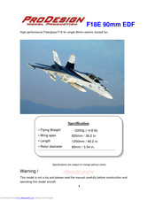 ProDesign F18E User Manual
