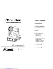 iSolution ACME User Manual