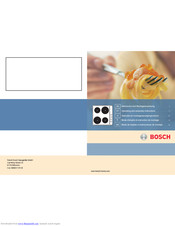 Bosch HSE6RAG400 Operating & Assembly Instructions