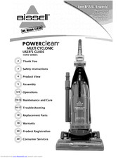 Bissell PowerClean Multi Cyclonic 16N5 Series User Manual