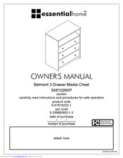 Essential Home 5681026KP Owner's Manual