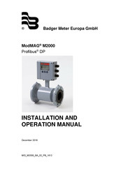 Badger Basket ModMag M2000 Installation And Operation Manual