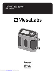 MesaLabs Definer 220 Series User Manual