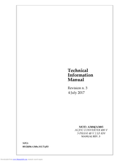 Caen A3485S Technical Information Manual