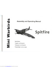 Mini Warbirds Spitfire Assembly And Operating Manual