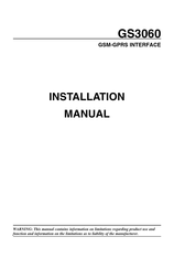 Digital Security Controls GS3060 Installation Manual