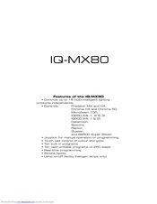 NJD Electronics IQ-MX80 User Manual
