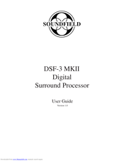 Soundfield DSF-3 MKII User Manual