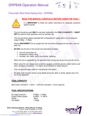 DAFRA DRPB48 Operation Manual