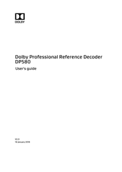 Dolby Laboratories DP580 User Manual
