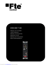 FTE DVB 300 T HD User Manual