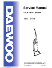 DAEWOO ELECTRONICS RC-1000 Service Manual