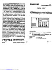 Ademco 7720P User Manual