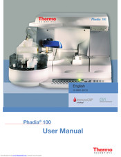 Thermo Scientific Phadia 100 User Manual