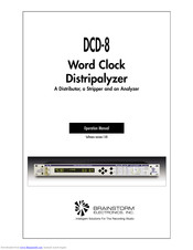 Brainstorm Electronics DCD-8 Operation Manual