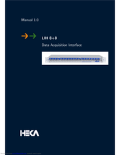 HEKA Elektronik LIH 8+8 Manual