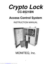 Moniteq Crypto Lock CC-8521BN Instruction Manual