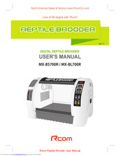 Rcom MX-BS700R User Manual