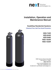 Next NSS-844R Installation, Operation And Maintenance Manual