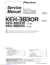 Pioneer KEH-3830R/X1M/EW Service Manual