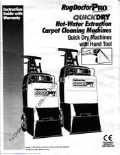 RugDoctor Pro Mighty Pro 2.6G Instruction Manual