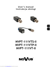 Novus NVPT-111VTS-II User Manual